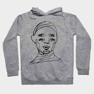 Four Eyes Lady Hoodie